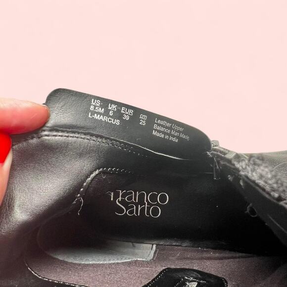 Black franco sarto ankle boots - Picture 7 of 7